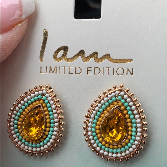 I am Jewelry - AZTEC EARRINGS